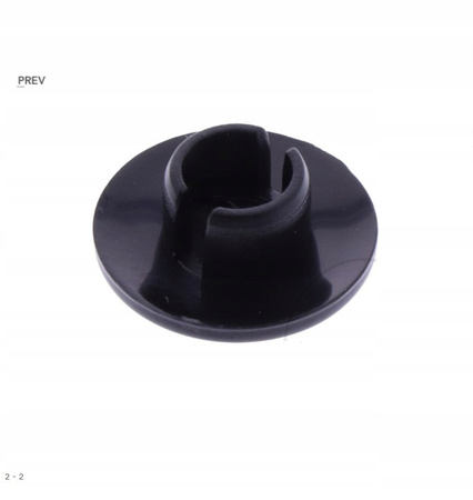 Maskownica/zaślepka śruby M6 czarna opakowanie 12 szt.