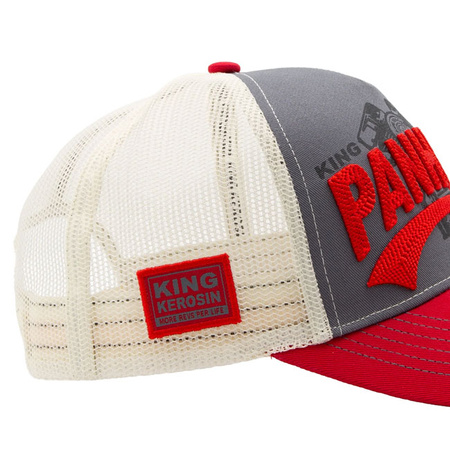Czapka z Daszkiem King Kerosin Panhead szara