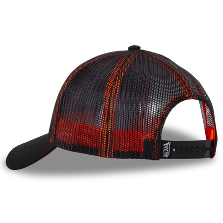 Czapka z Daszkiem Von Dutch Oval Patch Black/Orange – A-Frame Trucker