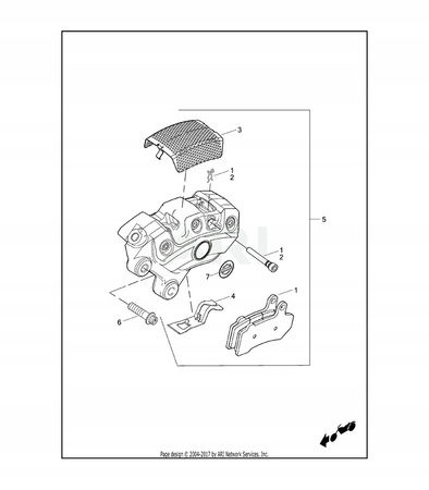 POKRYWA ZACISKU HAMULCOWEGO PRZÓD HARLEY DAVDSON
