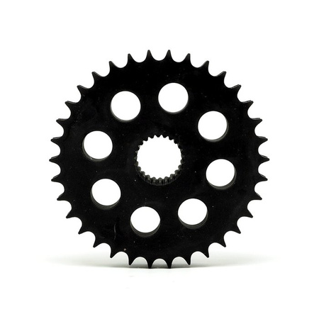 Solidna zębatka silnika 34T Harley Twin Cam – eliminacja kompensatora OEM