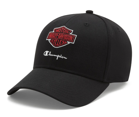 Czapka z daszkiem Harley-Davidson x Champion Baseball Cap Black Red