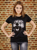 T-SHIRT DAMSKI UNDERWORLD WOLF BLACK
