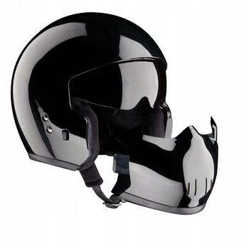 Kask Motocyklowy Bandit Beast Czarny Połysk