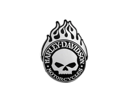 Przypinka Harley-Davidson Pin Willie G Skull Flames