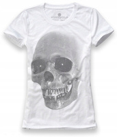 KOSZULKA T-SHIRT DAMSKI UNDERWORLD SKULL WHITE