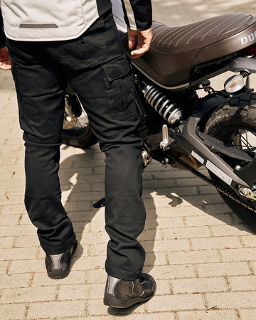 Motocyklowe Spodnie Jeansowe Ozone Shadow II Black W32/34