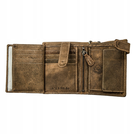 Portfel Jack's Inn 54 Rock Hard Styles Negroni Dk. Brown