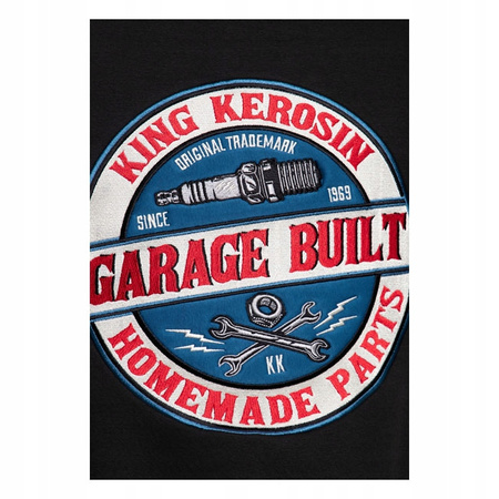 Bluza Motocyklowa z kapturem King Kerosin Garage Built hoodie black