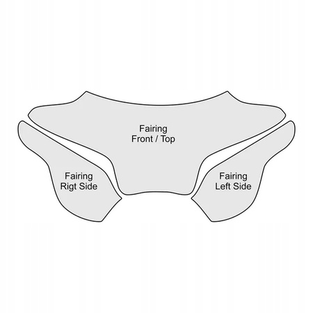 Zestaw do ochrony lakieru Harley-Davidson Touring, 1993-2013