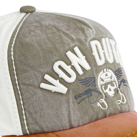 Czapka z czaszką Von Dutch Xavier grey