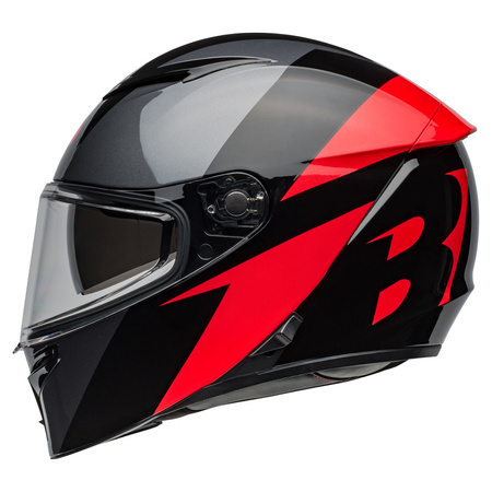 Kask Motocyklowy BELL Lithium ECE 22.06 Grey Red + Kominiarka Held Gratis