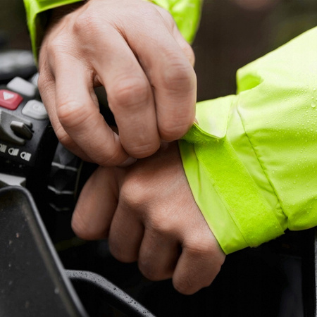 Kombinezon Przeciwdeszczowy Rebelhorn Rain Black/Fluo Yellow 2-częściowy