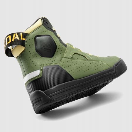 Buty Motocyklowe Rebelhorn Vandal II Olive Green/Black/Orange