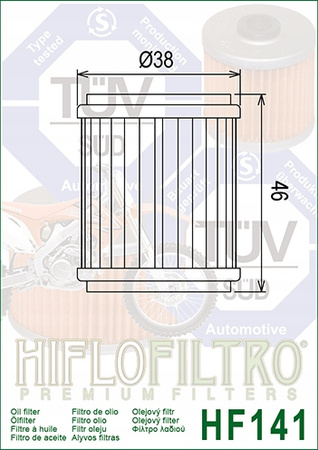 Filtr oleju Hiflo HF141