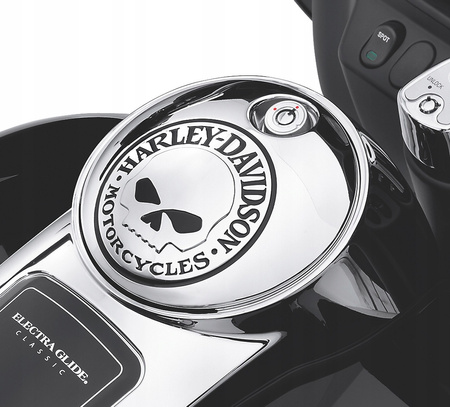 Nakładka Ozdobna na Wlew paliwa Harley Davidson Skull OEM