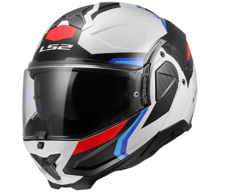 Kask motocyklowy LS2 Advant II FF910 Triple White Blue Red 