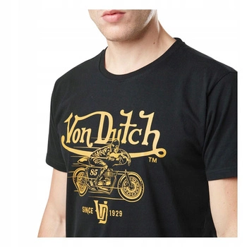 Koszulka Von Dutch Acid Wash Black/Yelow