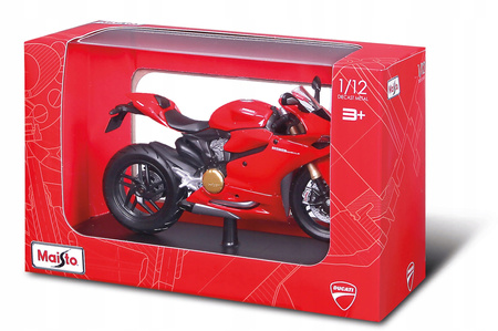 MODEL MAISTO DUCATI 1199 PANIGALE Z PODSTAWKĄ SKALA 1/12