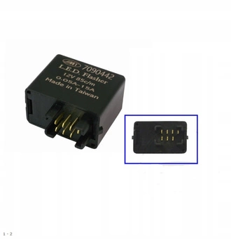 Przerywacz do kierunkowskazów Suzuki 12V - 7 konektorów