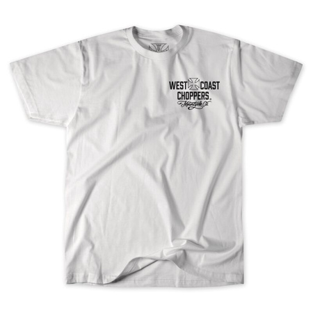 Koszulka West Coast Choppers Motorcycle Co. White 2XL – 100% Bawełna