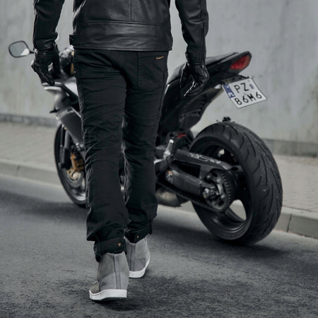 Spodnie Motocyklowe Jeansowe Rebelhorn Urban III Washed Black