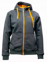 Damska bluza z kapturem Thunderbike Classic Vintage szara