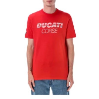Ducati Corse Red 2024 – Męska Koszulka Oficjalna, Komfort Premium