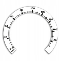Naklejka Prędkościomierza Harley-Davidson Softail, Dyna 2004 - 2017
