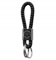 Brelok Harley-Davidson Keychain Skull Black Vinyl Braid