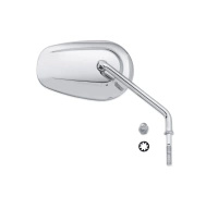 Lusterko chromowane prawe z krótkim ramieniem Harley Davidson OEM 91840-03B