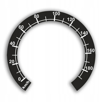 Naklejka prędkościomierza do Harley-Davidson Dyna, Touring, Sportster