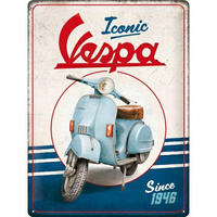 Metalowy Plakat Blacha 30x40 Vespa Iconic Since 1946