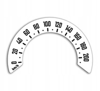 Naklejka Na Harley Prędkościomierz Davidson Cruiser Softail, Dyna 2018-2023