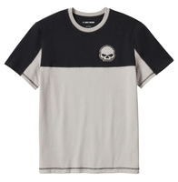 Koszulka Harley-Davidson Willie G Skull Colorblock black/grey
