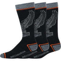 Skarpety Harley-Davidson Rider Eagle 3-Pack L 43-46 D99316170