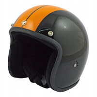 KASK BANDIT JET RACE, CZARNY / POMARAŃCZOWY,