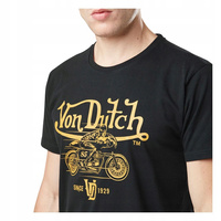 Koszulka Von Dutch Acid Wash Black/Yelow