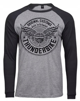 Bluza Longsleeve Thunderbike Flying Customs czarno/szary