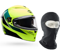 Kask Motocyklowy Bell Lithium Yellow + Gratis Kominiarka Held