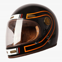 Kask Motocyklowy By City Roadster III czarno/żółty