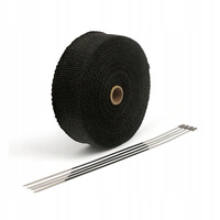 Owijka izolacyjna do wydechu Szerokość 5 cm 15 m długości kolor czarny