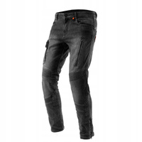 Spodnie Motocyklowe Jeans Rebelhorn Vandal Monolayer Washed Black