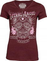 Koszulka Damska Lethal Angel Fearless Czaszka
