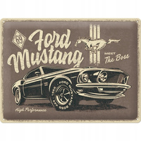 Plakat Metalowy 30x40 Ford Mustang The Boss