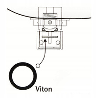 O-ring uszczelniający zawór zwrotny przewodu paliwa Harley Davidson