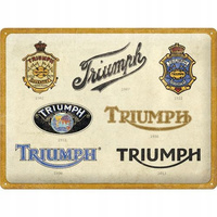 Plakat 30x40 Triumph Logo Evolution