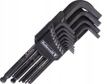 Klucze imbusowe calowe 12-częściowy zestaw