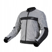 Kurtka Motocyklowa Tekstylna Ozone Dart Silver/Black