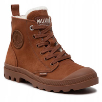 Buty Zimowe Palladium Pampa Hi Zipp WL Brown Pattina